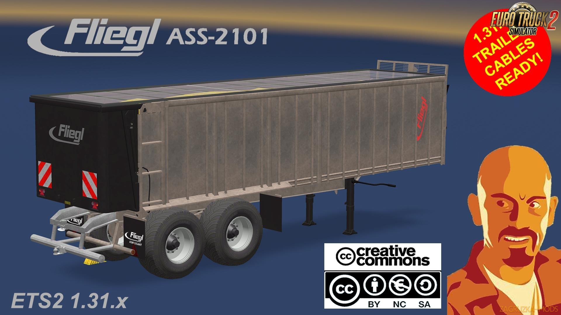 FLIEGL ASS 2101 Agrar Trailer for Ets2