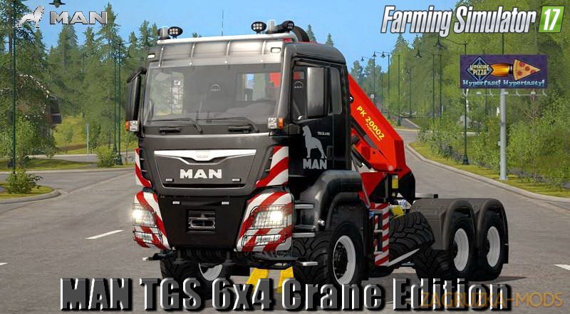 MAN TGS 6x4 Crane Edition v1.5 for FS 17