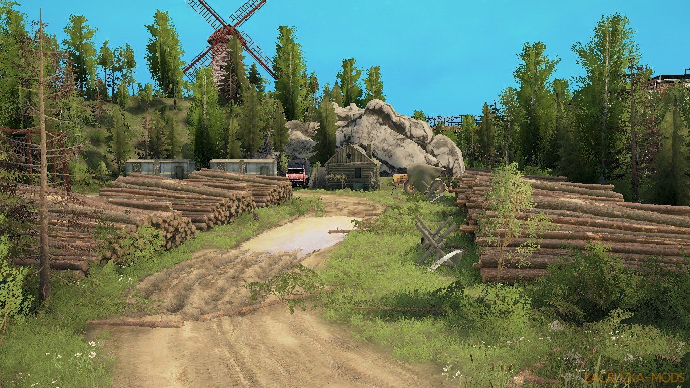 Work Weekdays Map v1.2 (v21.05.18) for SpinTires: MudRunner