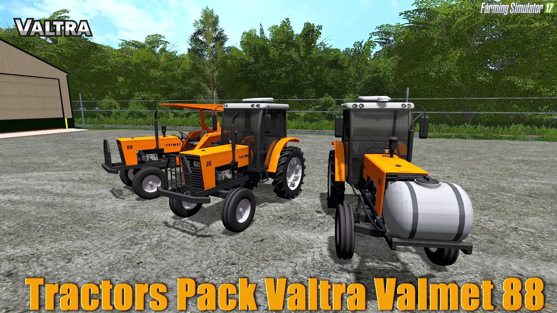 Pack Valtra Valmet 88 v1.0 for FS 17