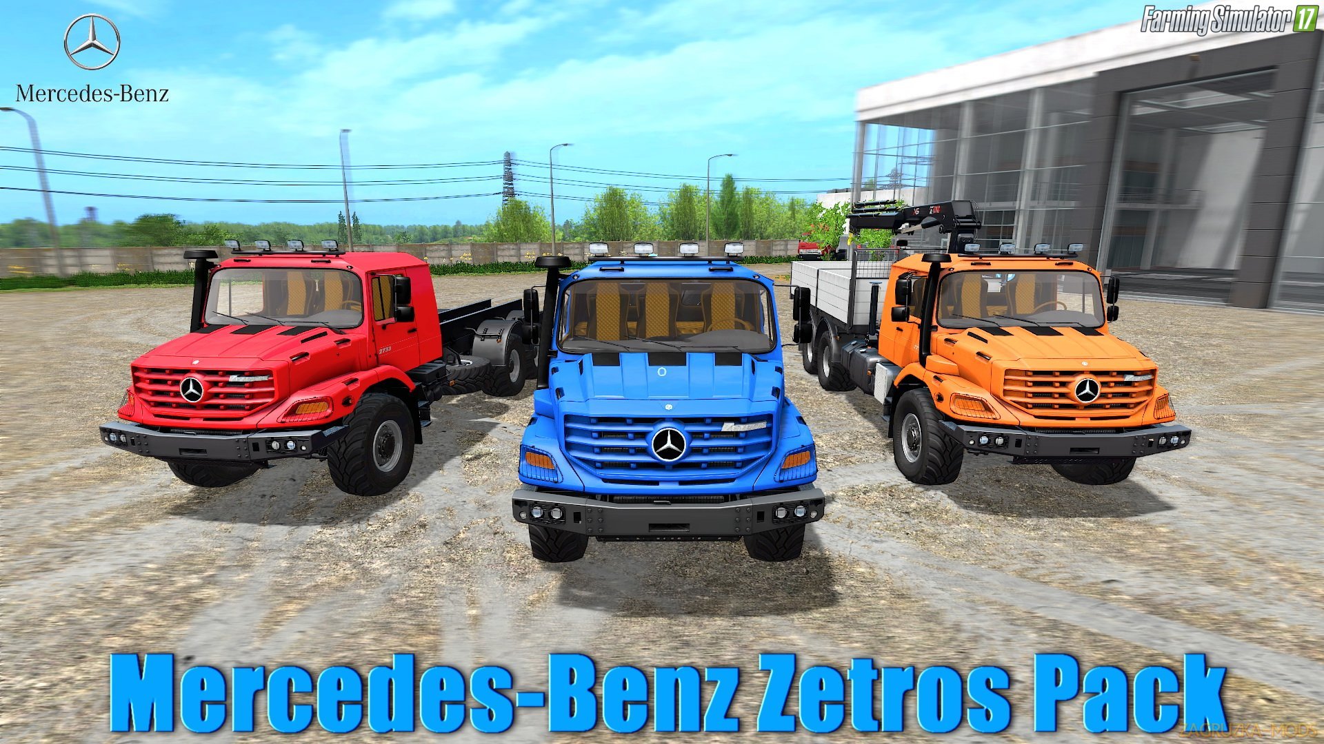 Mercedes-Benz Zetros Pack v1.0 for FS 17