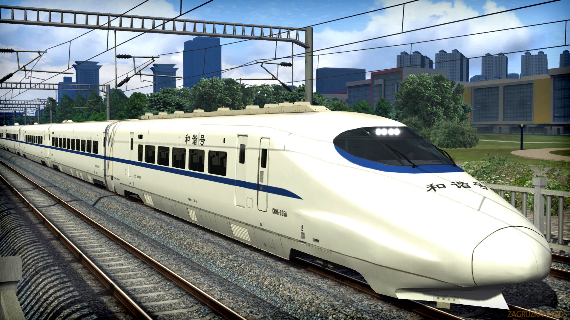 Chinese CRH2A High Speed EMU Train v1.0 for TS 2018