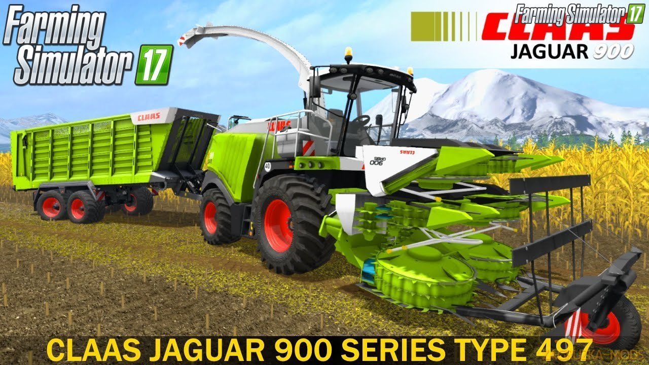 Claas Jaguar 900 Series Type 497 v3.1 (Beast Pack) for FS 17