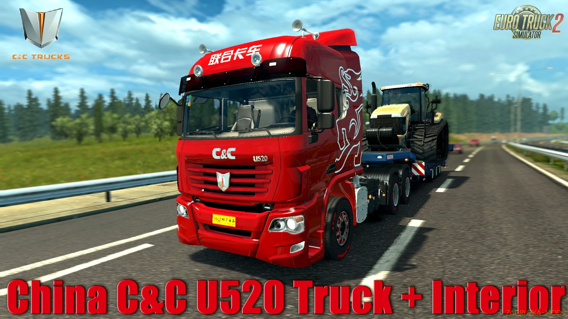 China C&C U520 Truck + Interior v1.0 (1.31.x) for ETS 2