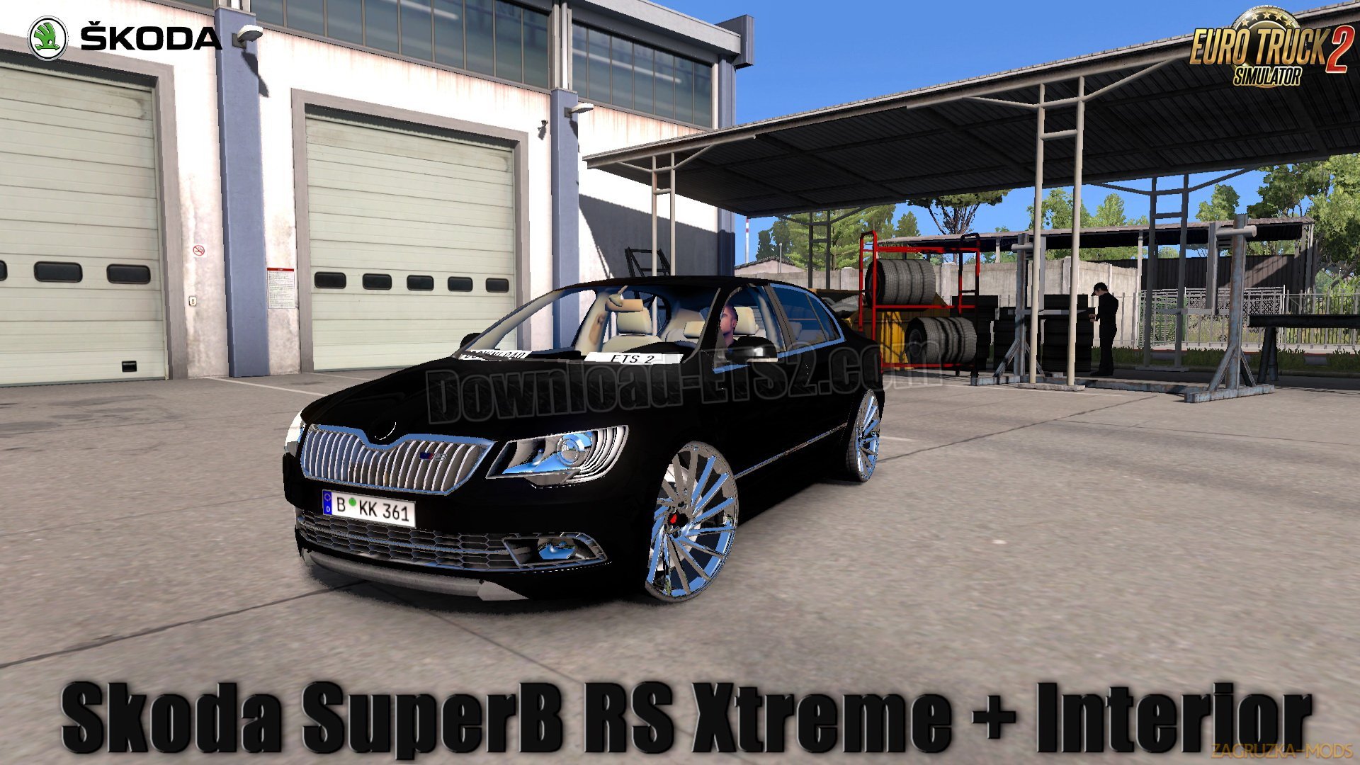 Skoda SuperB RS Xtreme + Interior v1.0 (1.31.x) for ETS 2