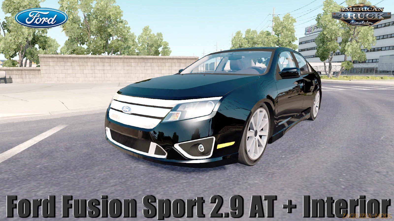 Ford Fusion Sport 2010 2.9 AT + Interior v1.0 (1.31.x) for ATS
