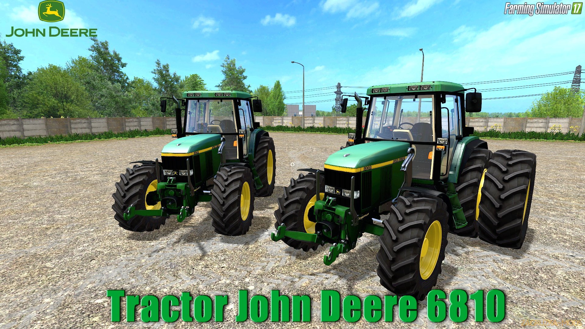 John Deere 6810 v1.0 by MB3D Modelling for FS 17