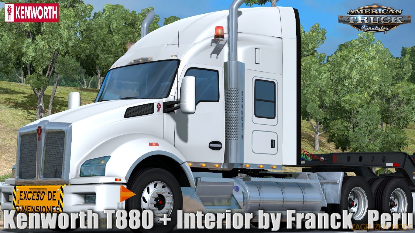 Kenworth T880 v1.0 by Franck_Peru (1.31.x) for ATS