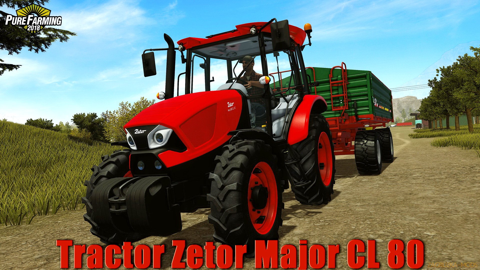Tractor Zetor Major CL 80 v1.0 for Pure Farming 2018