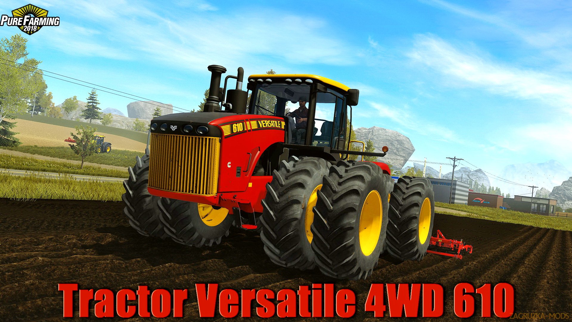 Tractor Versatile 4WD 610 v1.0 for Pure Farming 2018