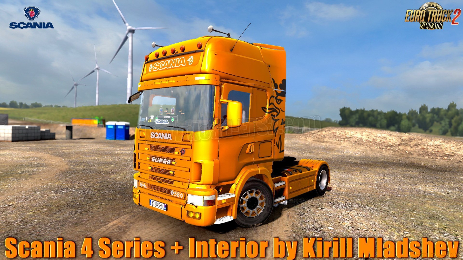 Scania 4 Series + Interior v1.0 by Kirill Mladshev (1.31.x) for ETS 2