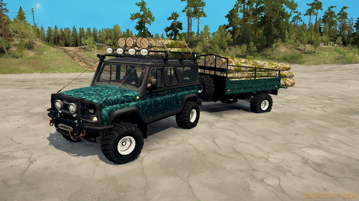 UAZ- 3153 v1.0 (v21.05.18) for SpinTires: MudRunner