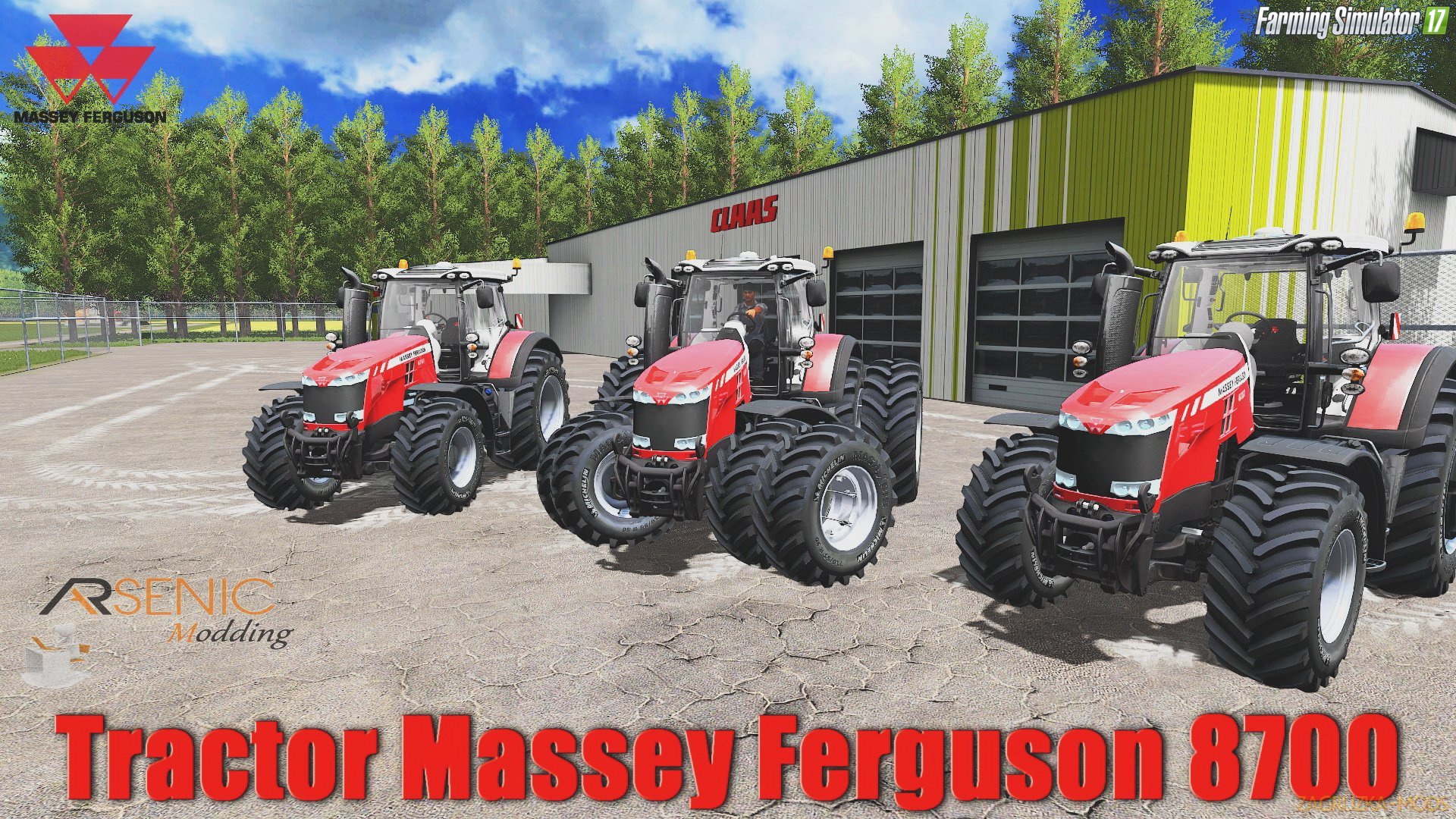 Massey Ferguson 8700 v1.0 by Arsenic Modding for FS 17