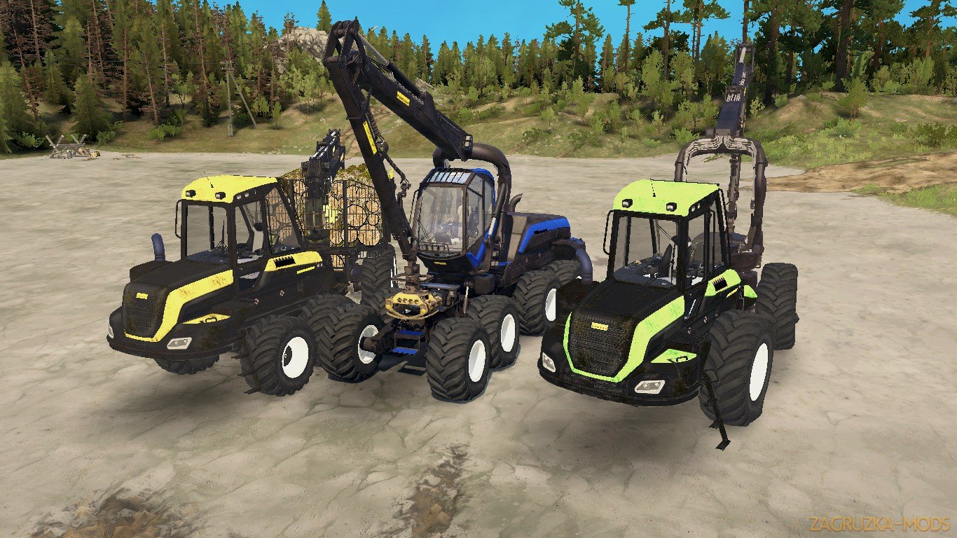 Forwarder Ponsse Buffalo v3.0 (v21.05.18) for SpinTires: MudRunner