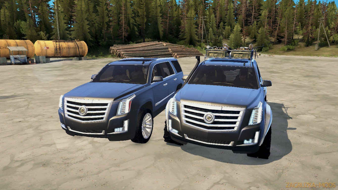 Cadillac Escalade 2016 v1.0 (v21.05.18) for SpinTires: MudRunner