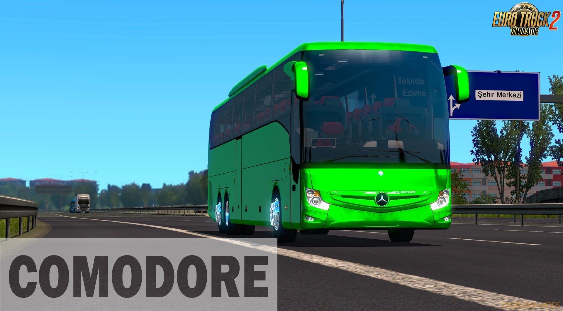 Mercedes Benz Tourismo 16-17 RHD 2018 + Interior v1.0 (1.32.x) for ETS 2