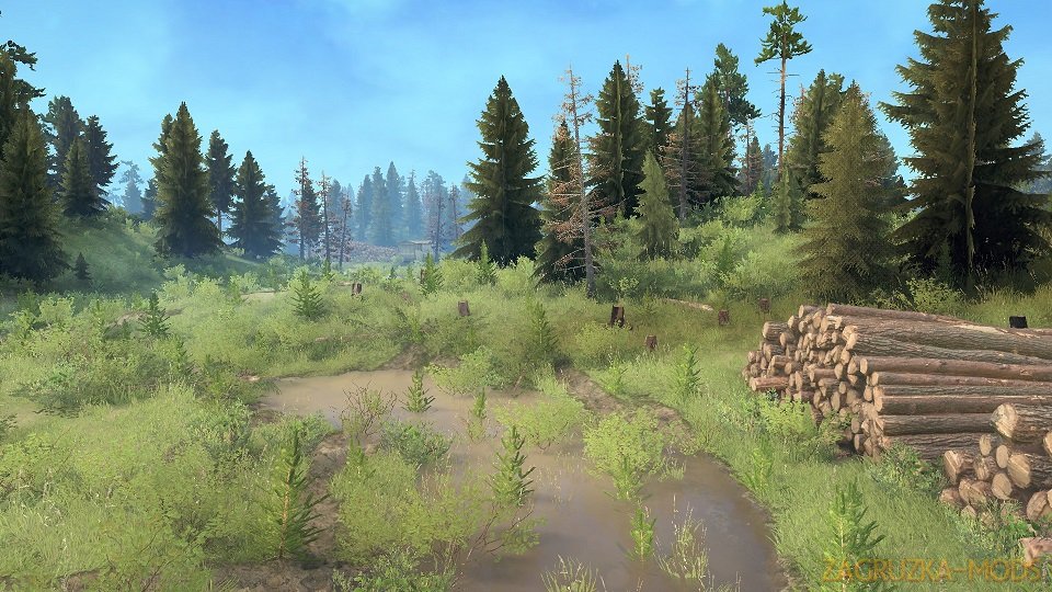Landmark Map (Ориентир) v1.0 (v21.05.18) for SpinTires: MudRunner