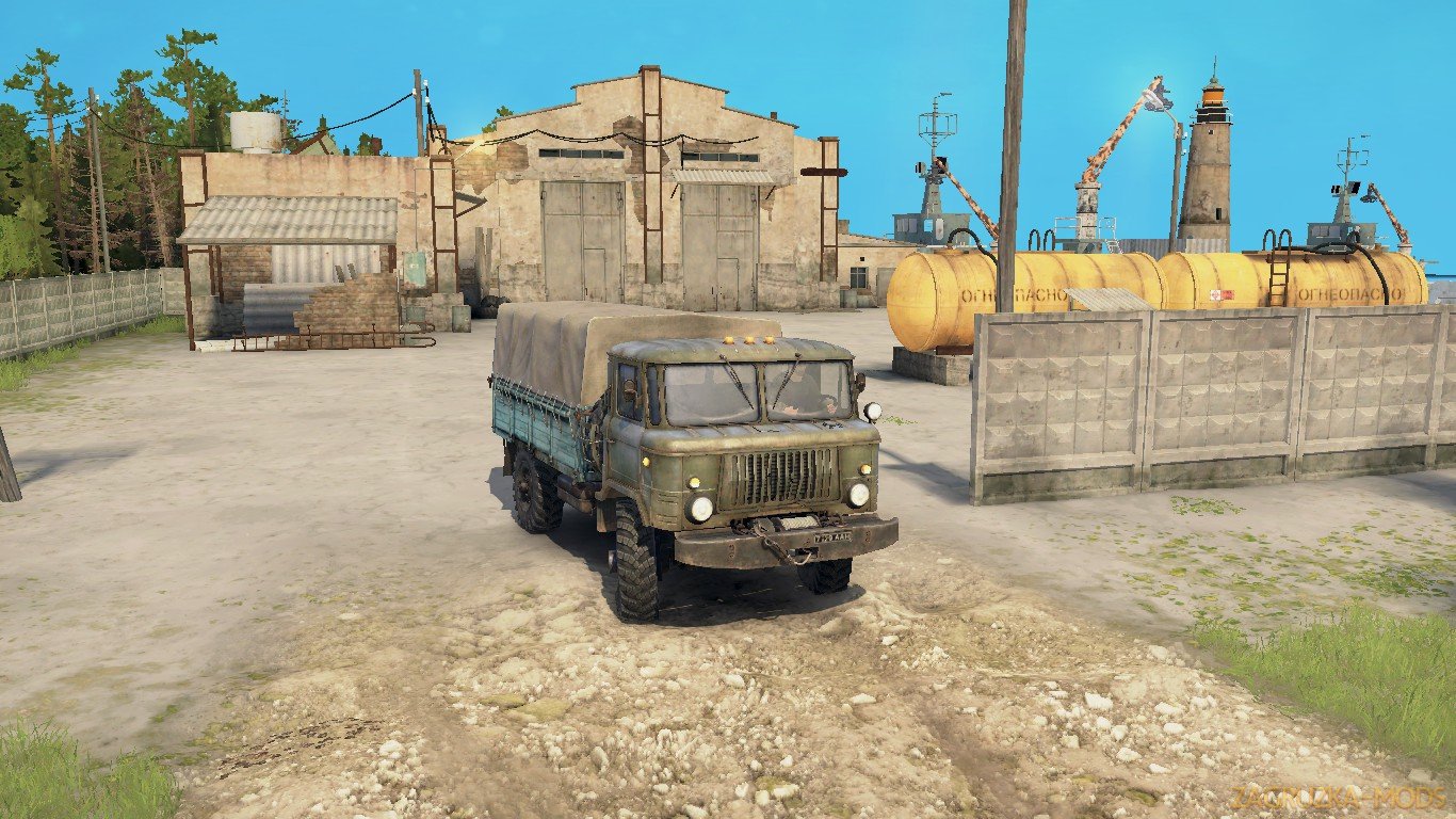Gazprom Plus Map (Газпром плюс) v1.0 (v21.05.18) for SpinTires: MudRunner