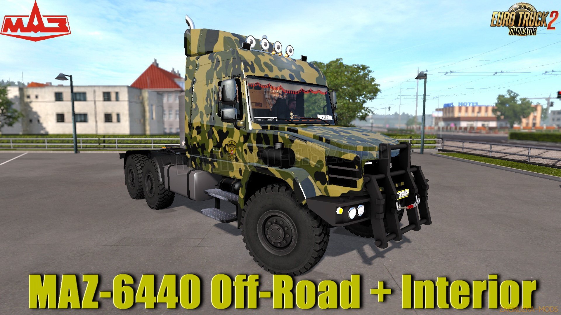 MAZ-6440 Off-Road + Interior v1.0 (1.31.x) for ETS 2