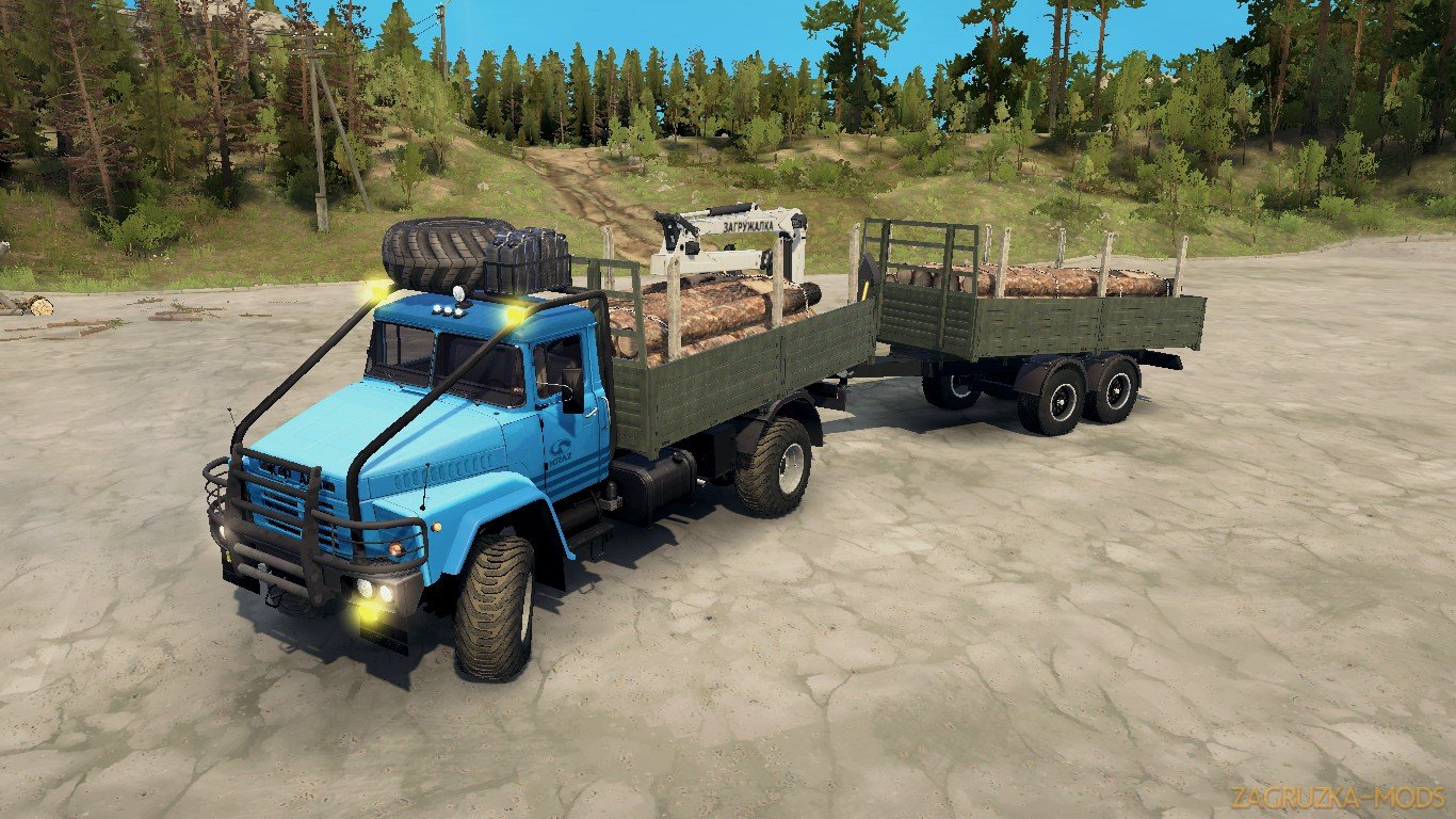 KrAZ-260 4x4 ARMATA v1.0 (v21.05.18) for SpinTires: MudRunner