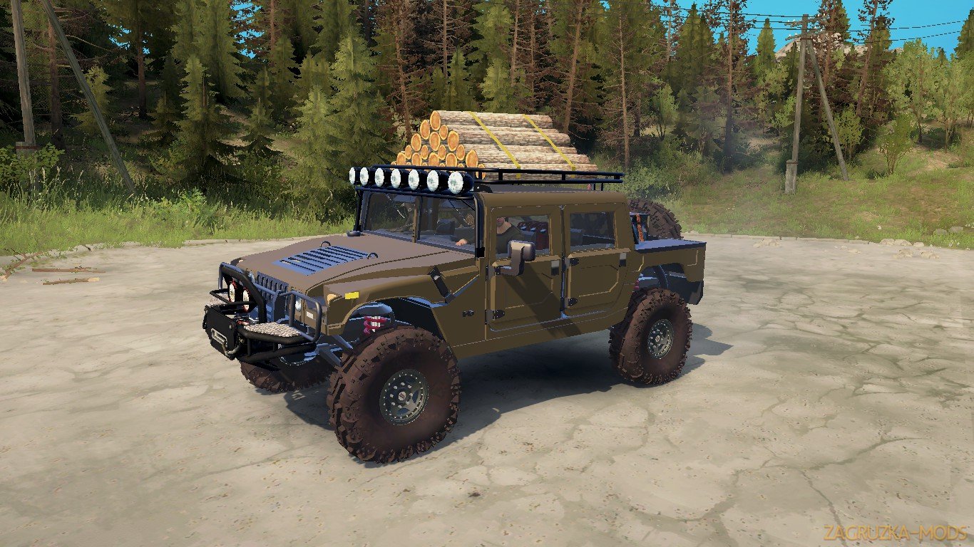 Hummer H1 v1.0 (v21.05.18) for SpinTires: MudRunner