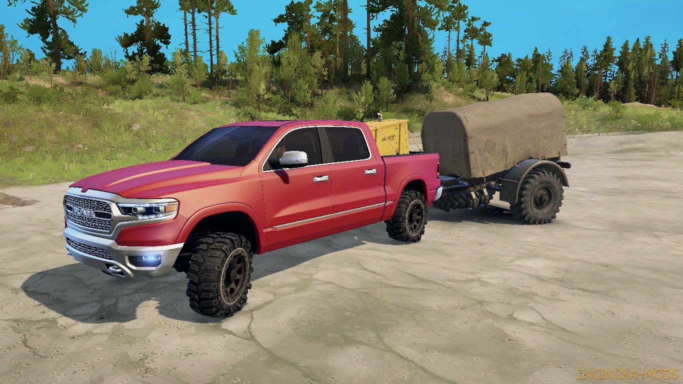 Dodge Ram 1500 2019 v1.0 (v21.05.18) for SpinTires: MudRunner