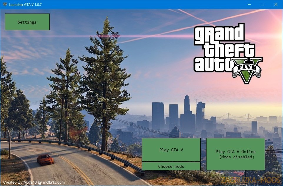 GTA V Launcher v1.0.7 for GTA 5