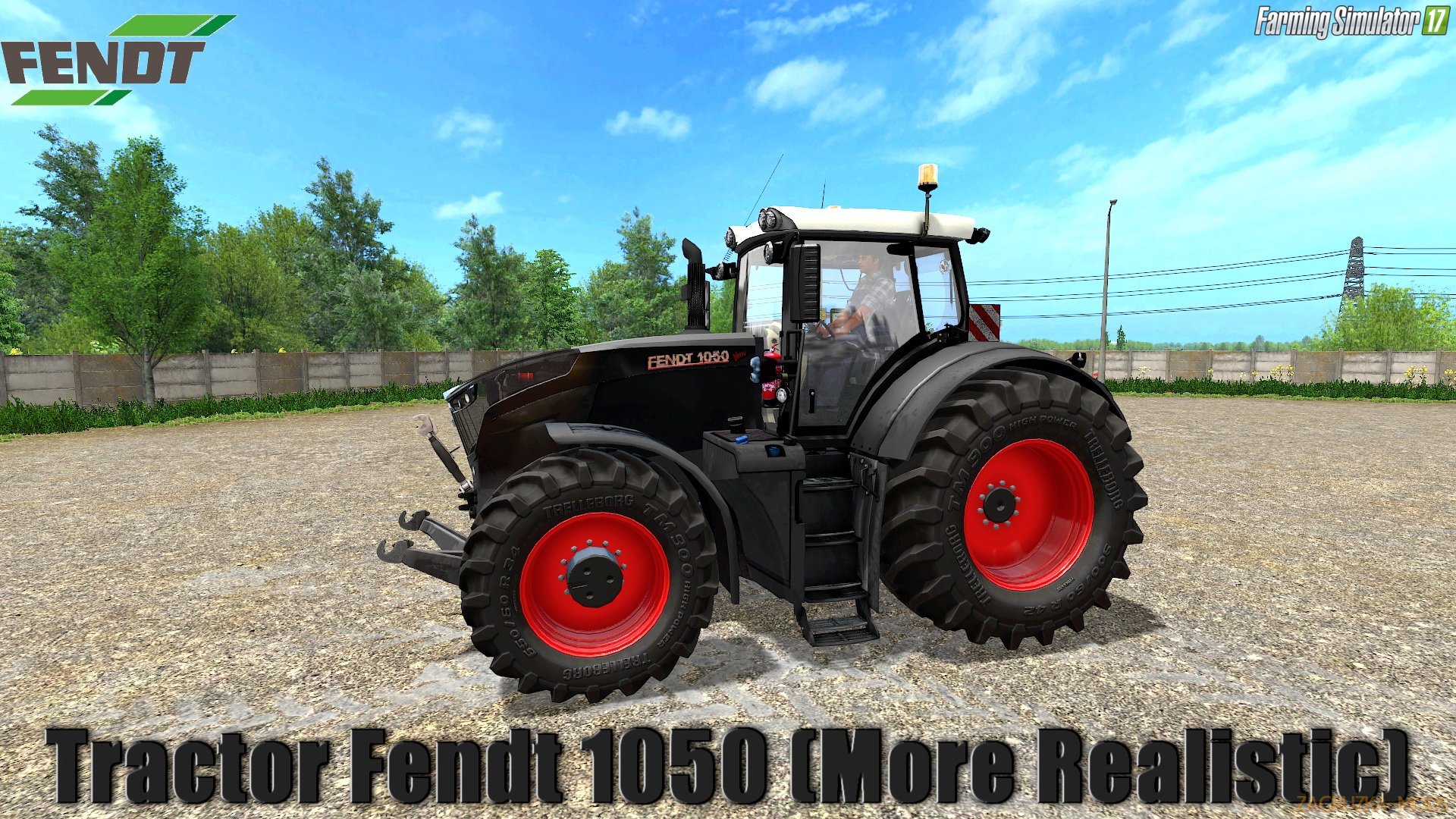 Fendt 1050 (More Realistic) v1.5 for FS 17