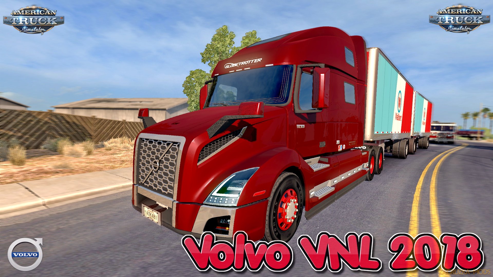 Volvo VNL 2018 + Interior v1.20 Edit by galimim (1.35.x) for ATS