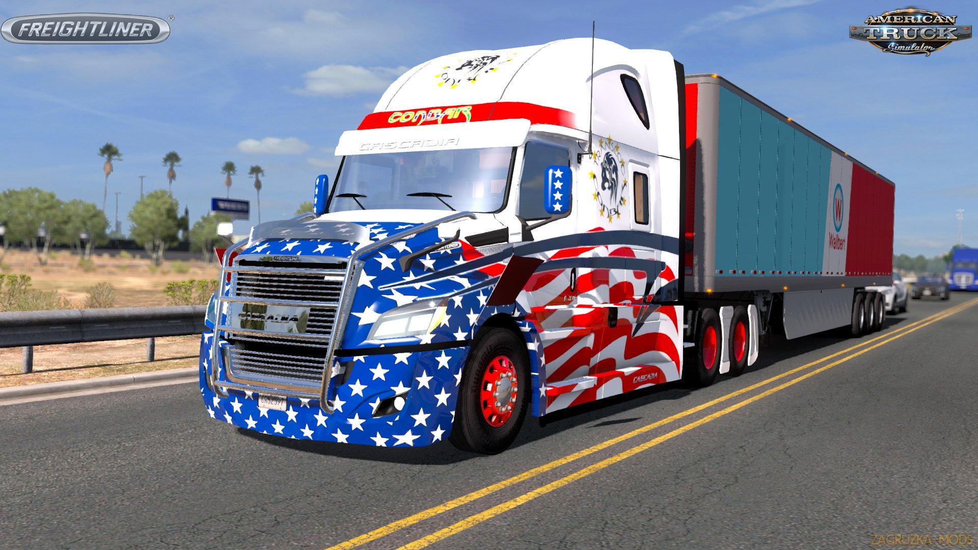 Freightliner Cascadia 2018 v1.0 Edit by Ultrabald (1.32.x) for ATS