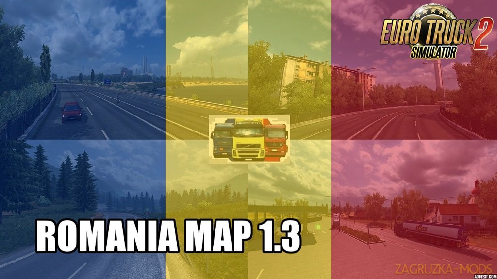 ROMANIA Map v1.3 by MIRFI (1.32.x) for ETS2