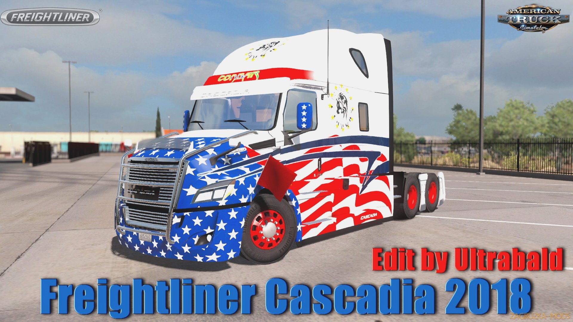 Freightliner Cascadia 2018 v1.4 Edit by Ultrabald (1.32.x) for ATS