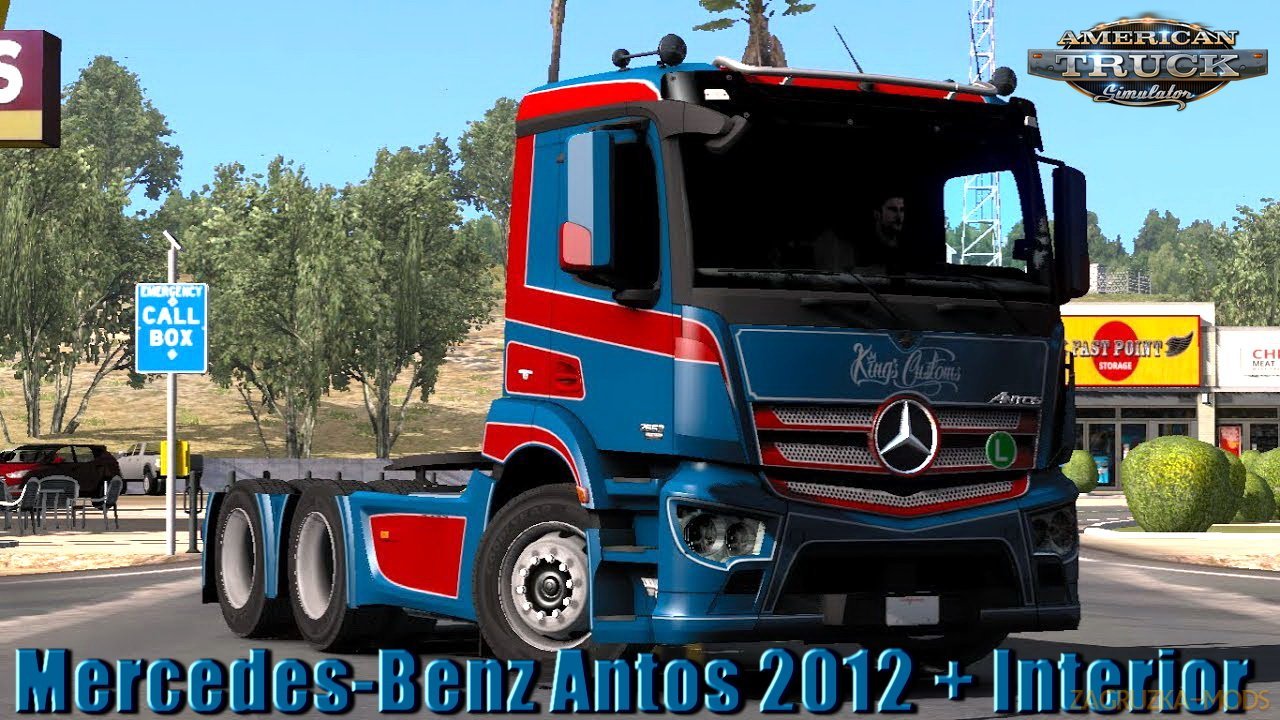 Mercedes-Benz Antos 2012 + Interior v1.0 (1.32.x) for ATS