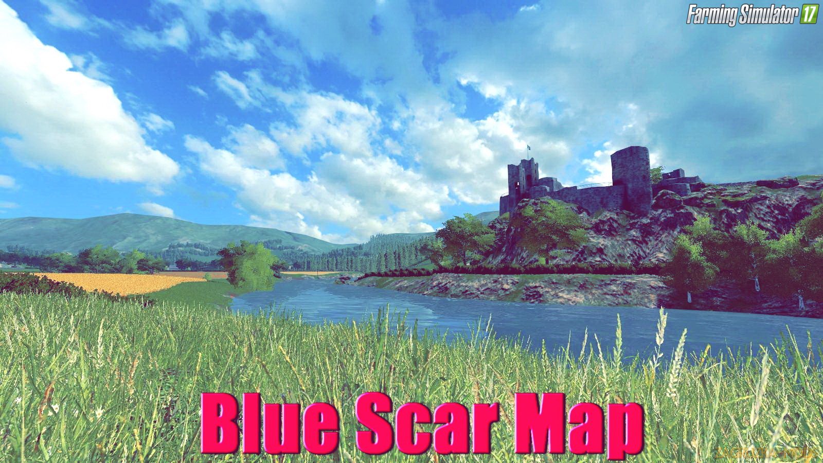 Blue Scar Map v1.0 for FS17