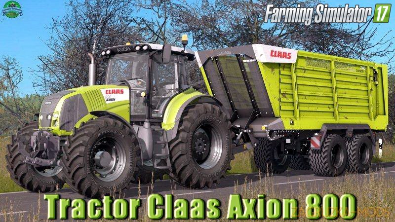 Claas Axion 800 v1.1 for FS17