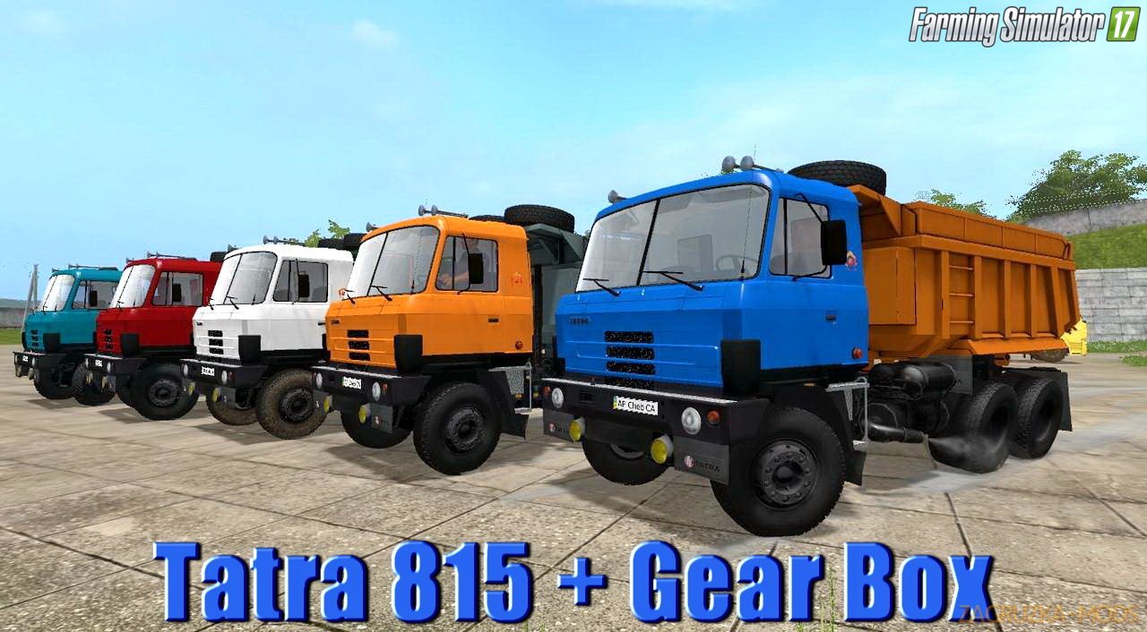 Tatra 815 + Gear Box v1.2.1 for FS17