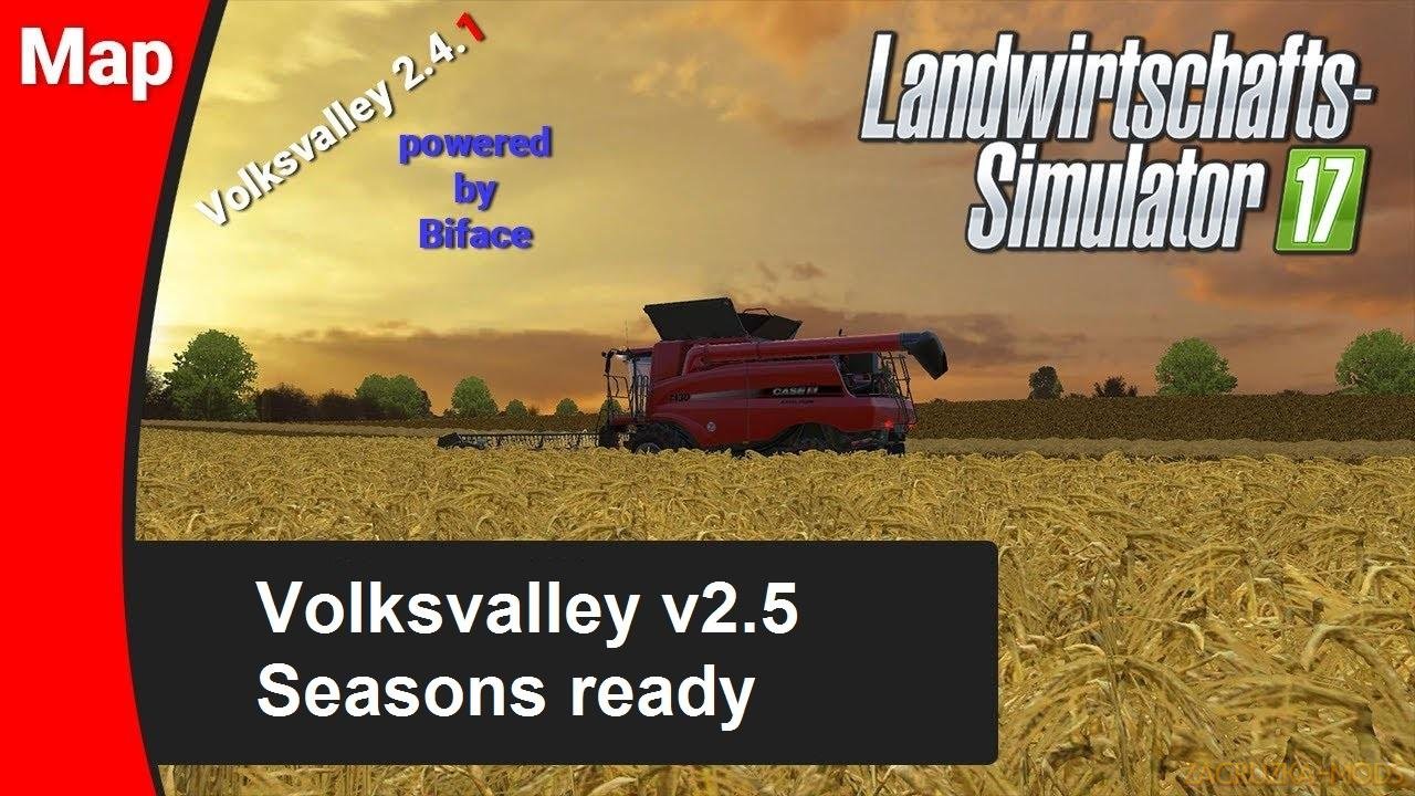 Volksvalley Map v2.5 (Seasons ready) for FS17