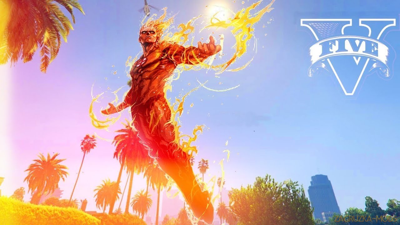 Human Torch Mod v1.9 for GTA 5