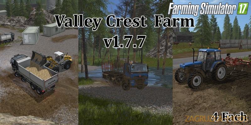 Valley Crest Map 4x v1.7.7 for FS 17