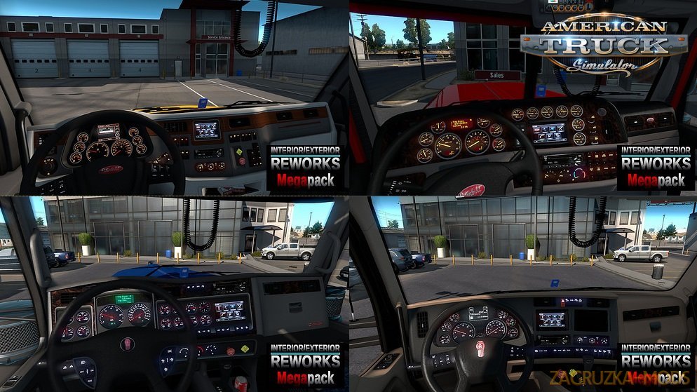 Interior/Exterior Reworks MEGAPack v1.9 (1.39.x) for ATS