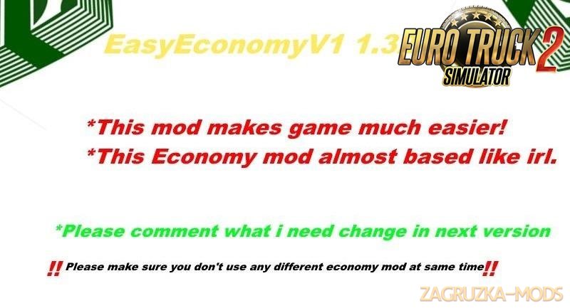 Easy Economy Mod v1.0 (1.32.x-1.33)