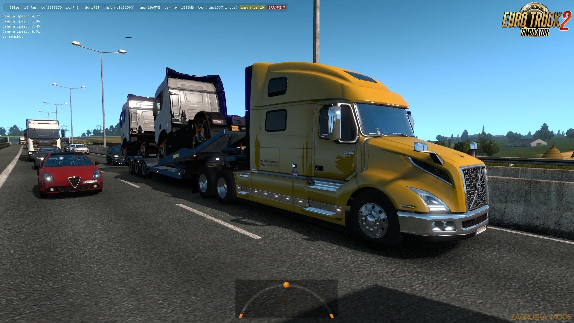 Volvo VNL 2018 in Traffic Ets2 [1.32.x]