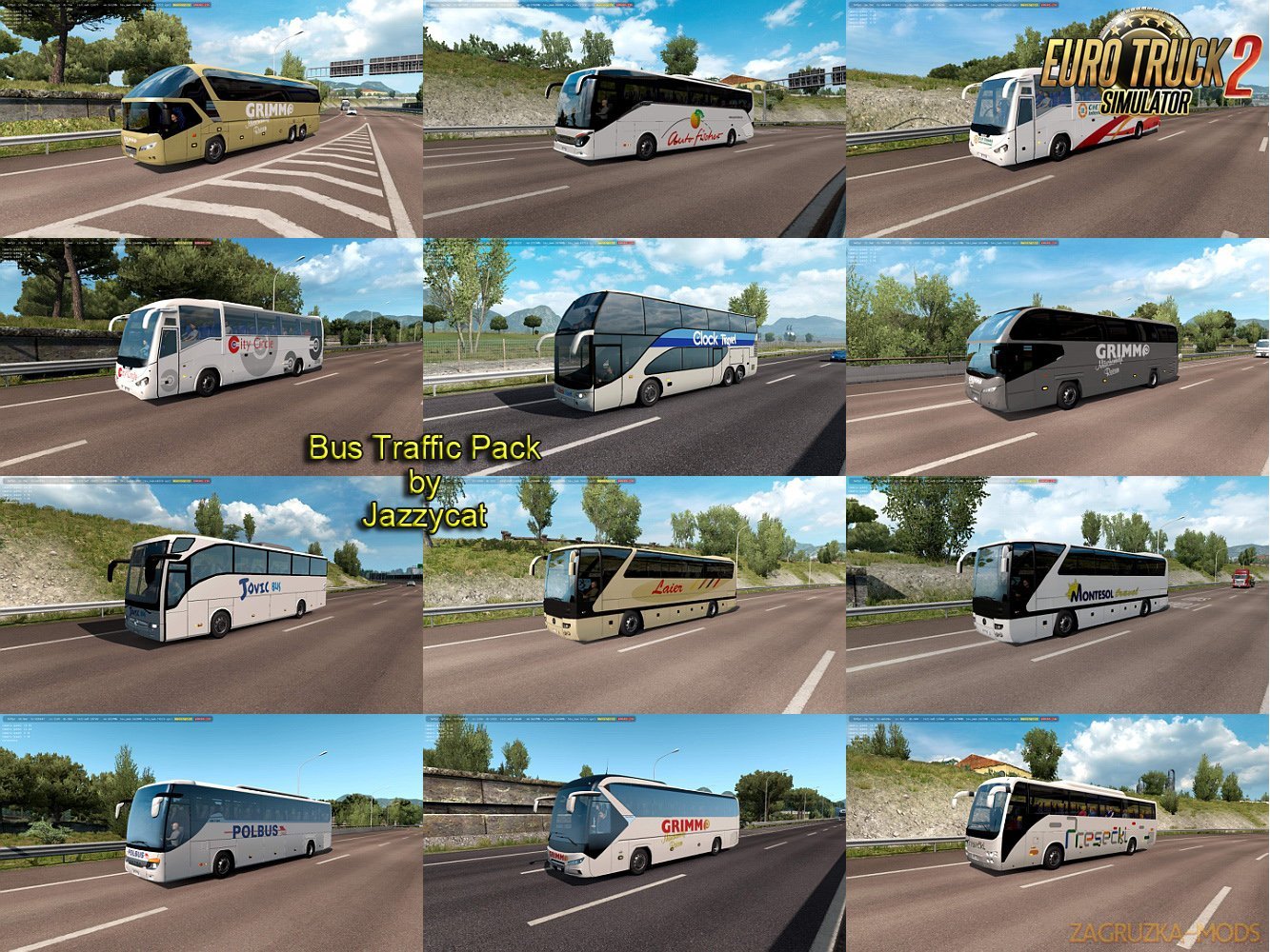 Bus Traffic Pack v5.6 by Jazzycat