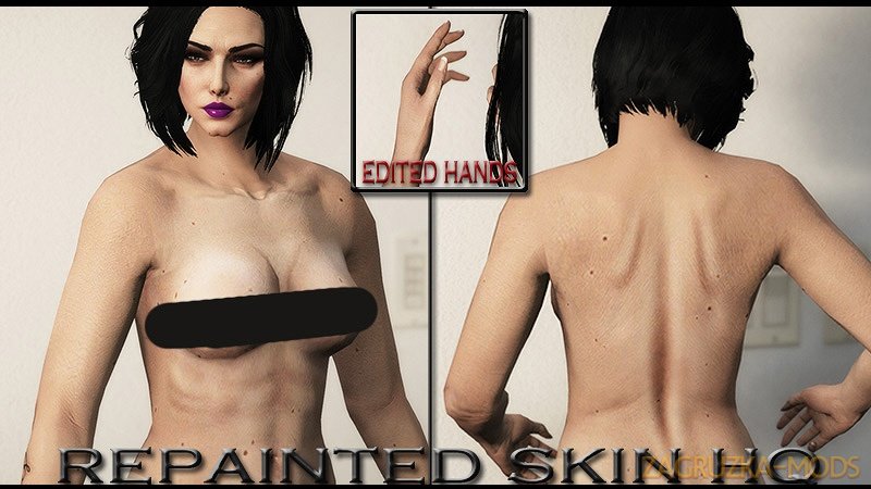 Repainted skin HQ (18+) - Detailed Body v3.3 for GTA 5