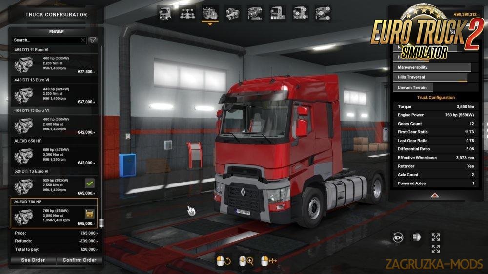 Renault Range T and New Engine [1.33.x]