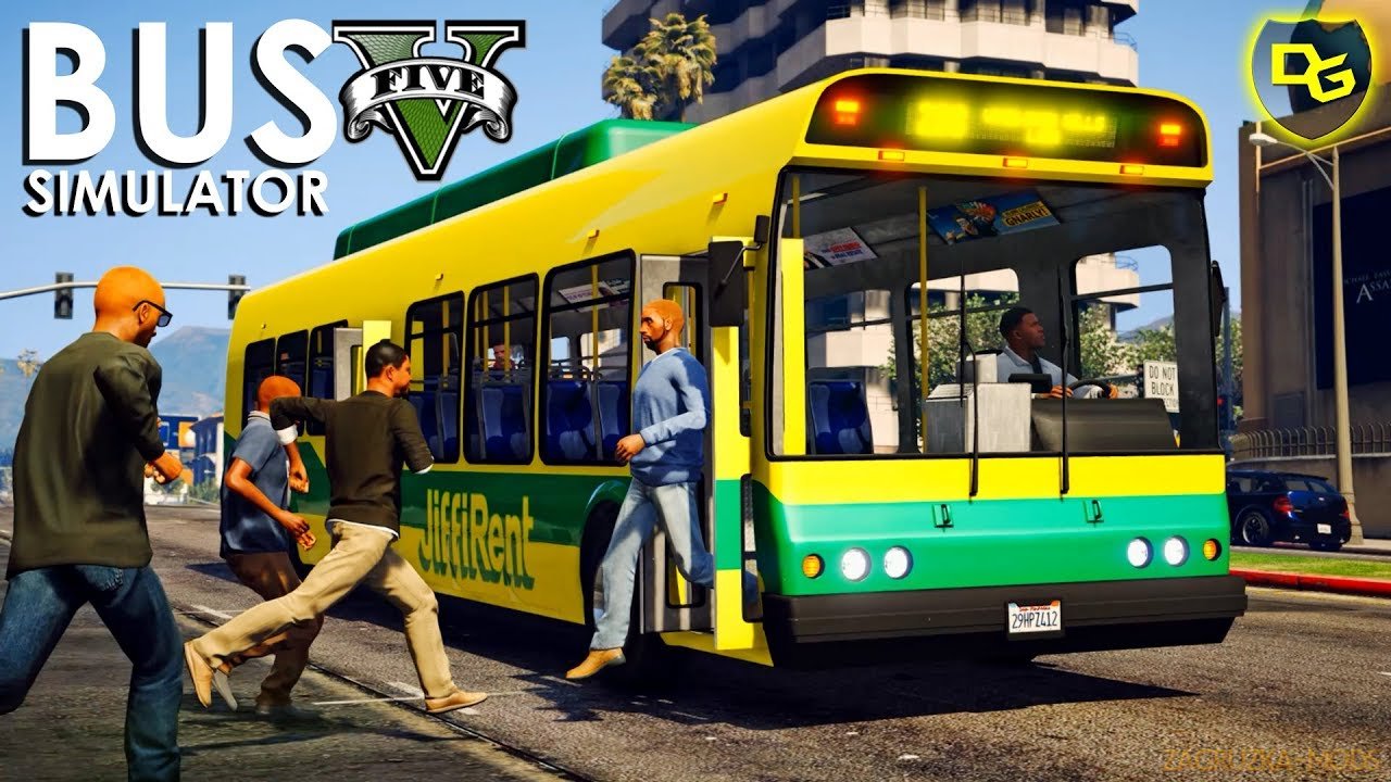 Bus Simulator Mod v1.2 for GTA 5 Bus Simulator Mod v1.2 for GTA 5