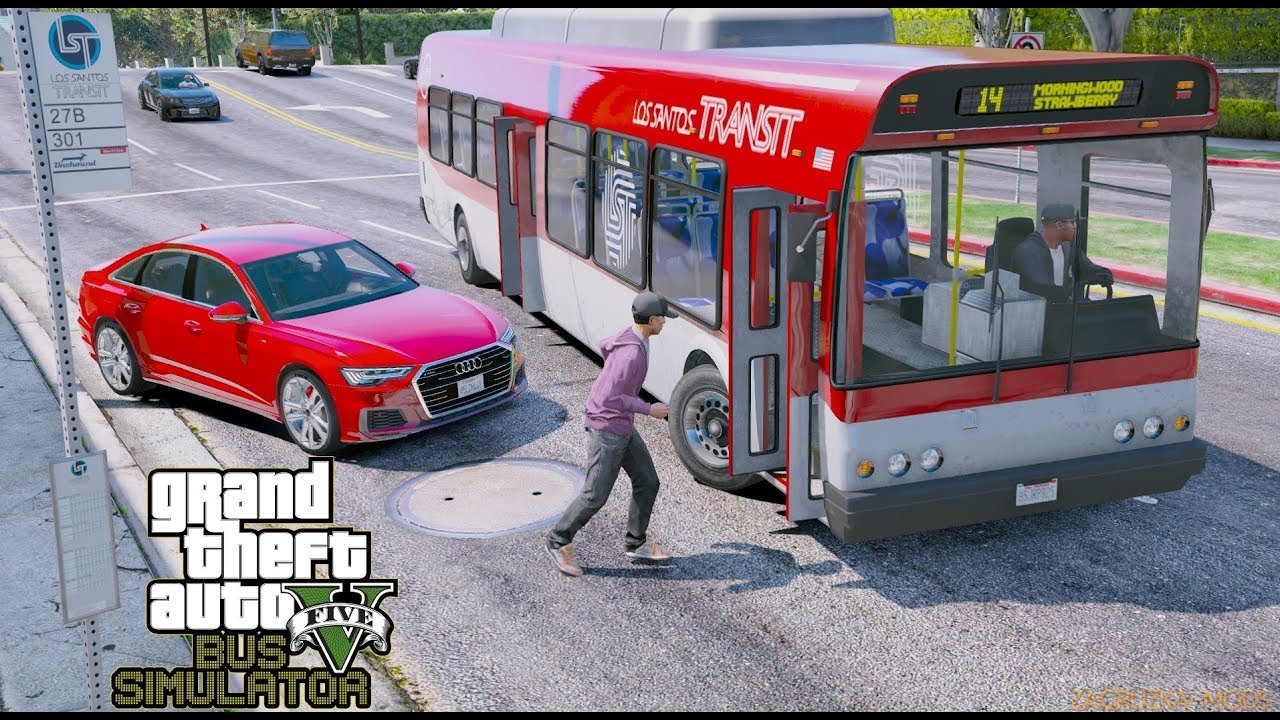 Bus Simulator Mod v1.2 for GTA 5 Bus Simulator Mod v1.2 for GTA 5