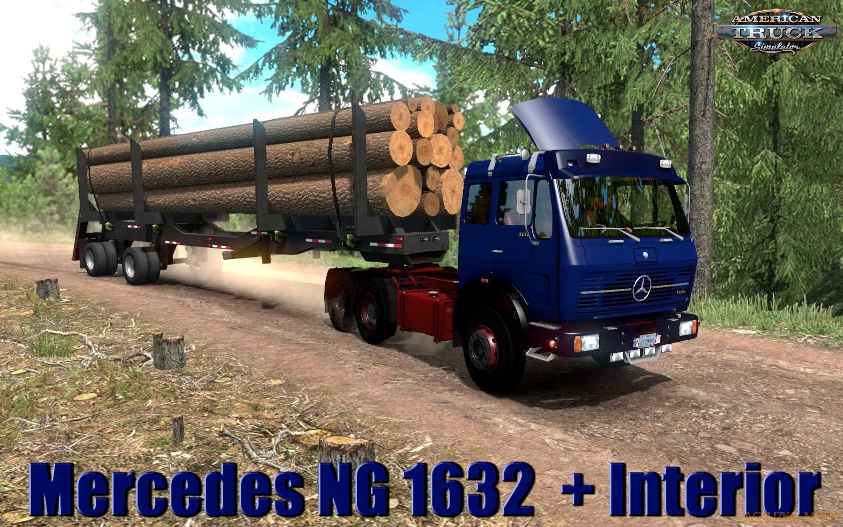Mercedes NG 1632 + Interior v1.0 (1.33.x) for ATS