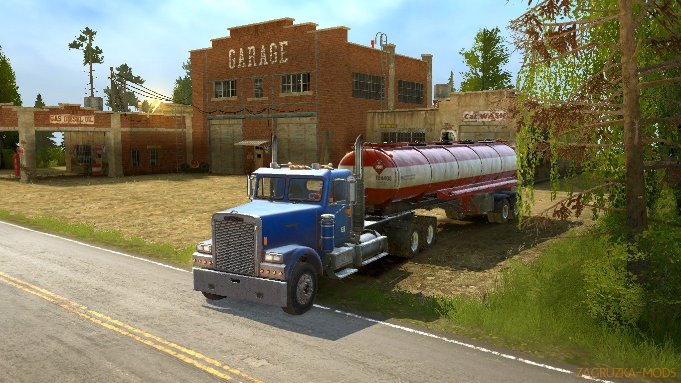 American Flat grounds Map v1.0 (v18.10.18) for SpinTires: MudRunner