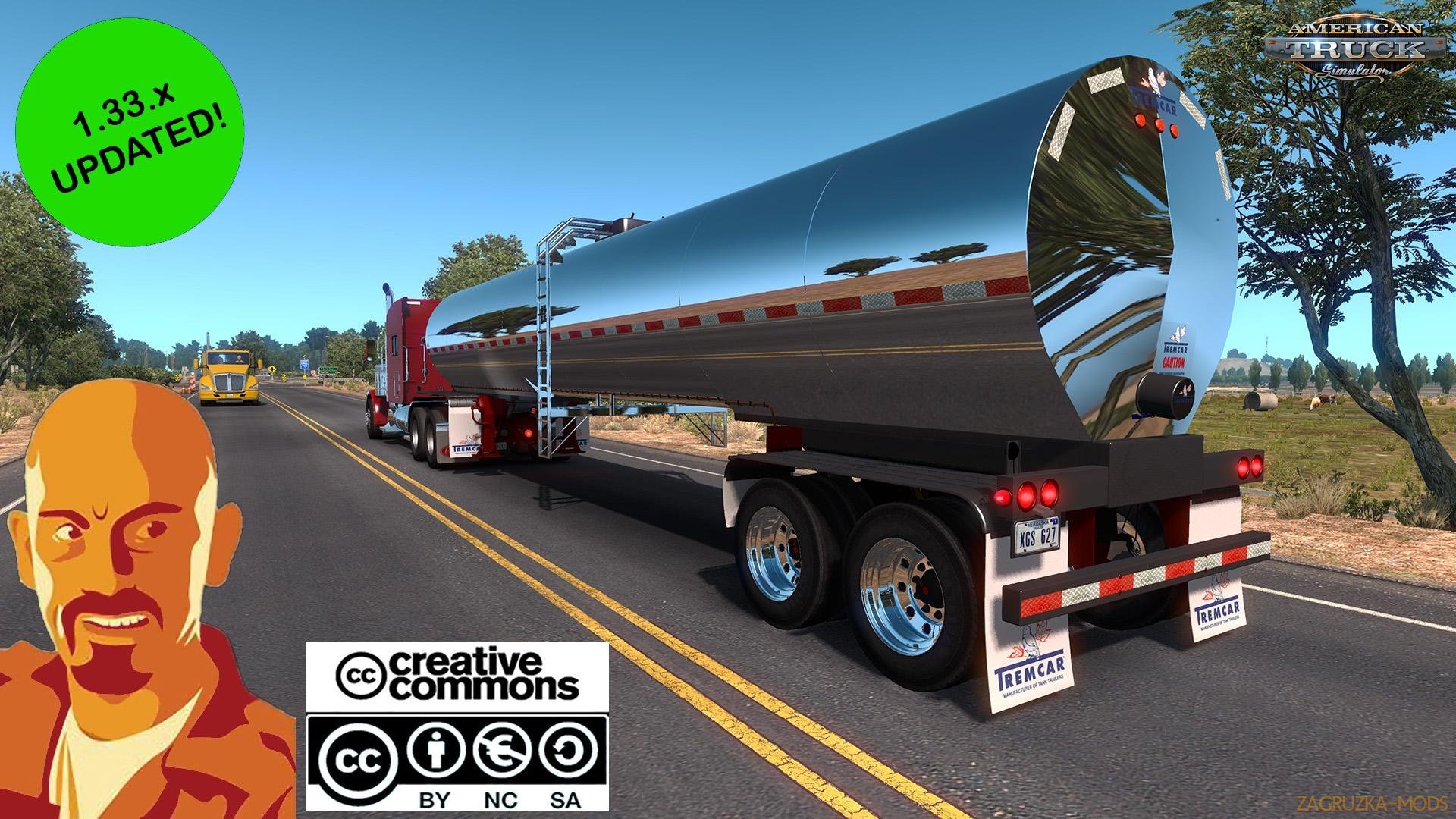 Tremcar Milk Tanker v1.0 Reworked by CyrusTheVirus (1.33.x) for ATS